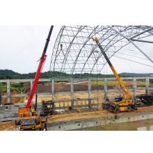 Design Arched Space Frame Construction Steel Structure Swimming Pool Roof Standing Seam Roofing System